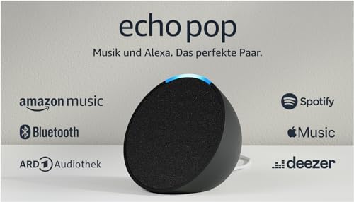 👉 Kompakter Smart Bluetooth Lautsprecher mit vollem Klang, Sprachsteuerung & modernem Design – Anthrazit
