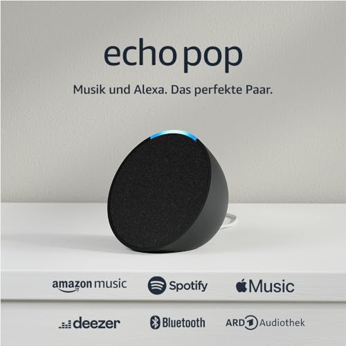 👉 Kompakter Smart Bluetooth Lautsprecher mit vollem Klang, Sprachsteuerung & modernem Design – Anthrazit