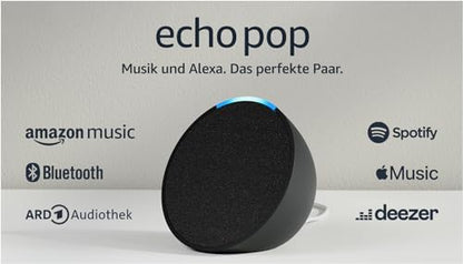👉 Kompakter Smart Bluetooth Lautsprecher mit vollem Klang, Sprachsteuerung & modernem Design – Anthrazit
